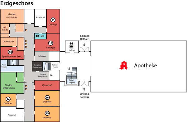 Lageplan Erdgeschoss